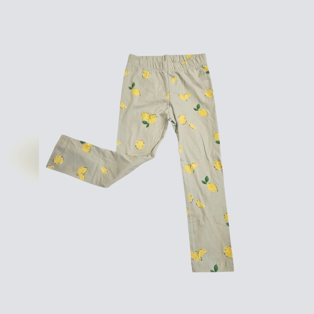 GAP Kids Yellow Lemon Print Pajama Bottoms